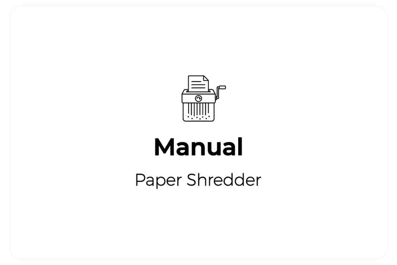 Manual Paper Shredder