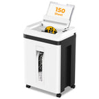 Quietlemon 150-Sheet Auto Feed P-5 Micro-Cut Shredder: 60-Min Run, CD/Card, 5.3G Bin(OL289)