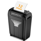 Questlemon 12-Sheet Cross-Cut Paper Shredder with Jam-Proof System(OL12)