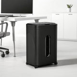 QuietLemon OL380 250-sheet auto-feed paper shredder in a modern office
