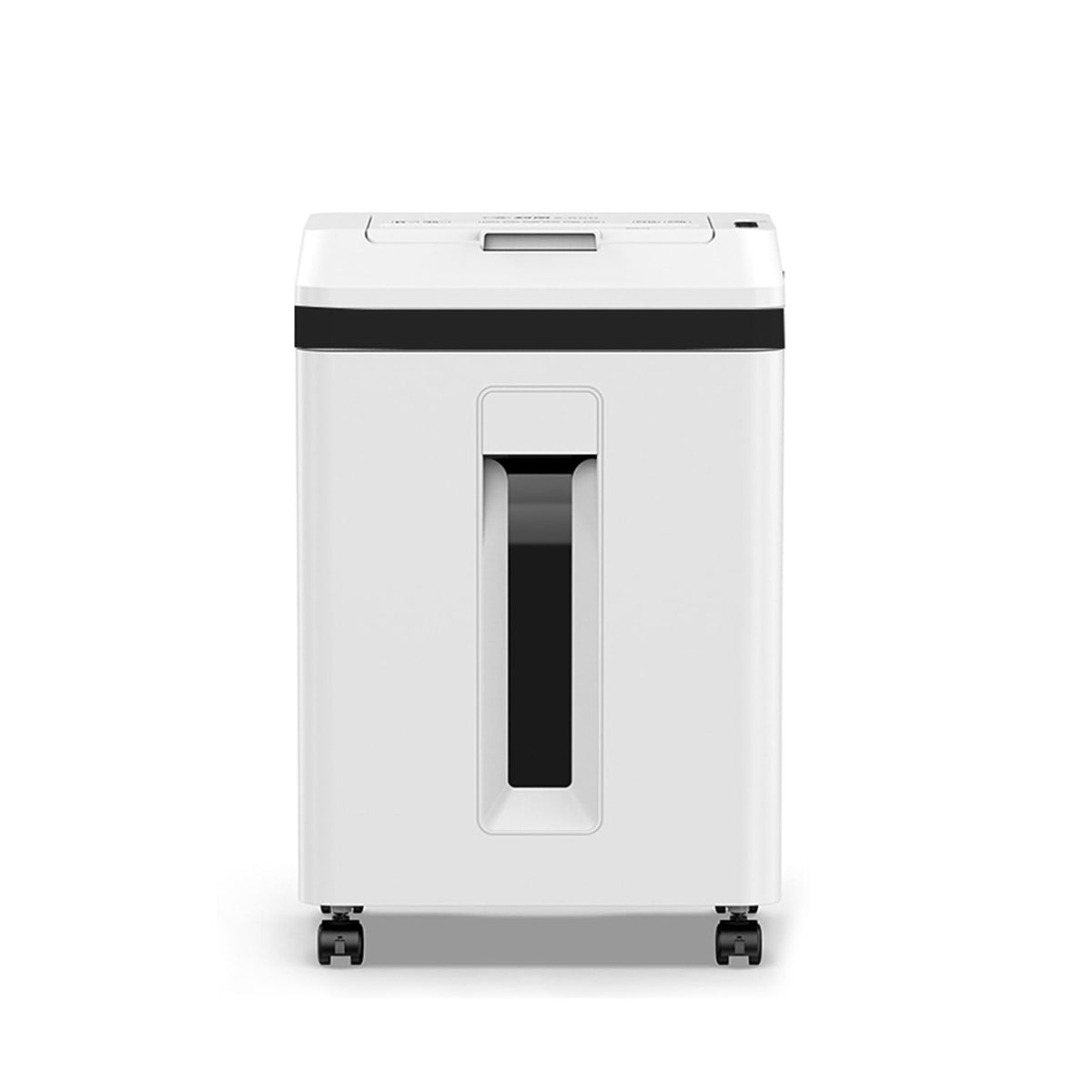 QuietLemon OL289 auto-feed paper shredder front view with closed feed tray