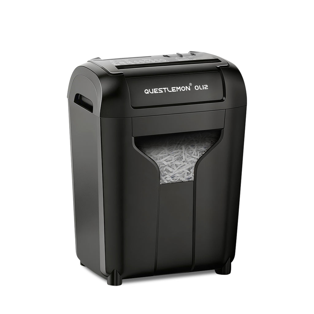 Questlemon 12-Sheet Cross-Cut Paper Shredder with Jam-Proof System(OL12)