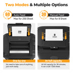 Quietlemon 250-Sheet Auto Feed P-5 Micro-Cut Shredder - 60 Min Run, 8.72G Bin (OL380)