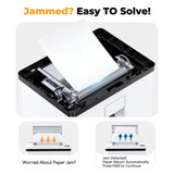 QuietLemon OL288 paper-jam detection and automatic reverse guide