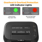 Quietlemon 250-Sheet Auto Feed P-5 Micro-Cut Shredder - 60 Min Run, 8.72G Bin (OL380)
