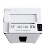 QuietLemon OL288 200-sheet auto-feed shredder front view with control panel
