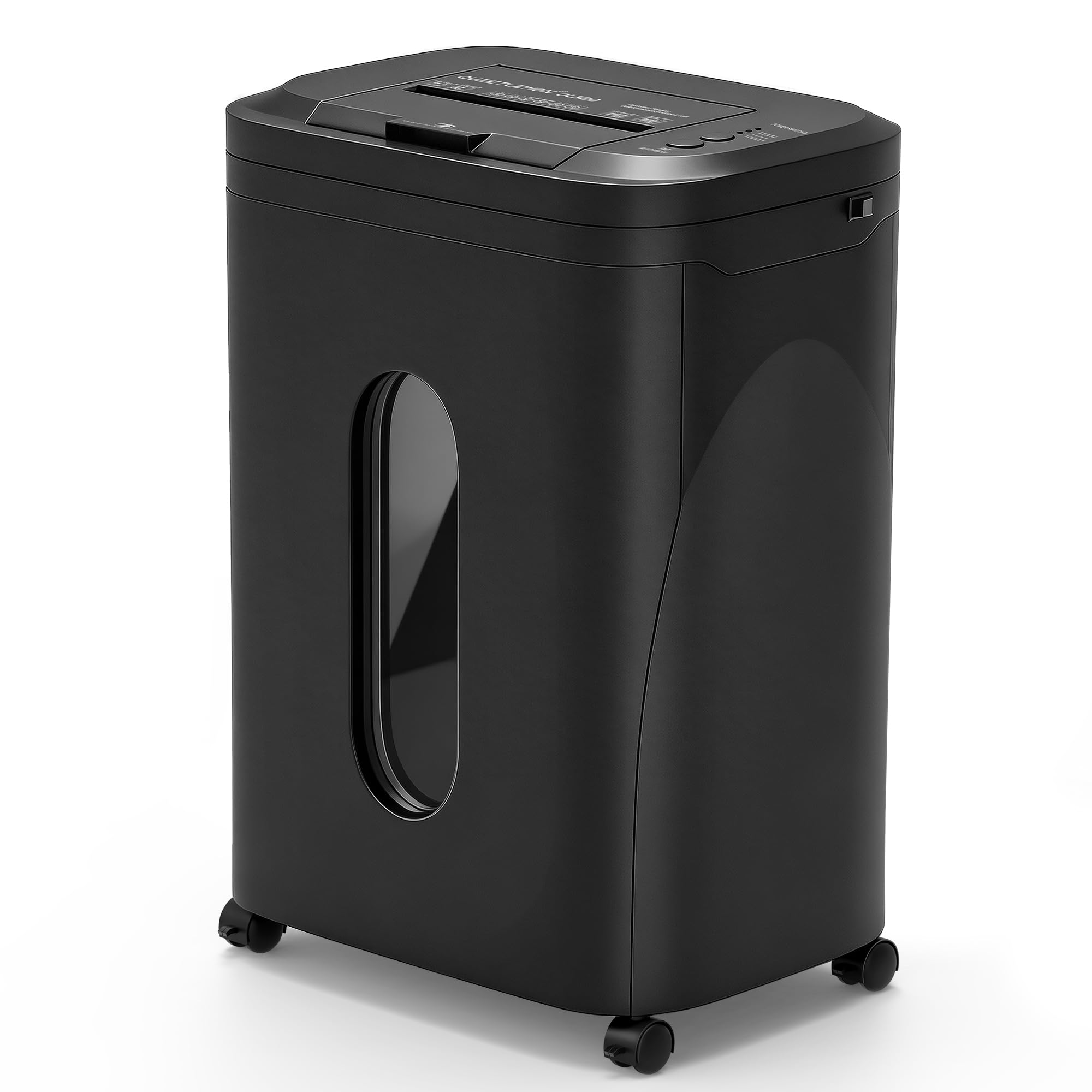 Quietlemon 250-Sheet Auto Feed P-5 Micro-Cut Shredder - 60 Min Run, 8.72G Bin (OL380)