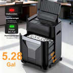 Quietlemon 100-Sheet Auto Feed Paper Shredder, P-4 High Security Cross-Cut for Home Office (40 Min Run Time)